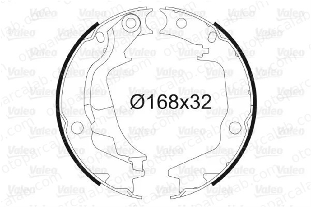 VALEO 564135 Fren Pabuçlu Balata Arka HYUNDAI GETZ 58350 1CA00