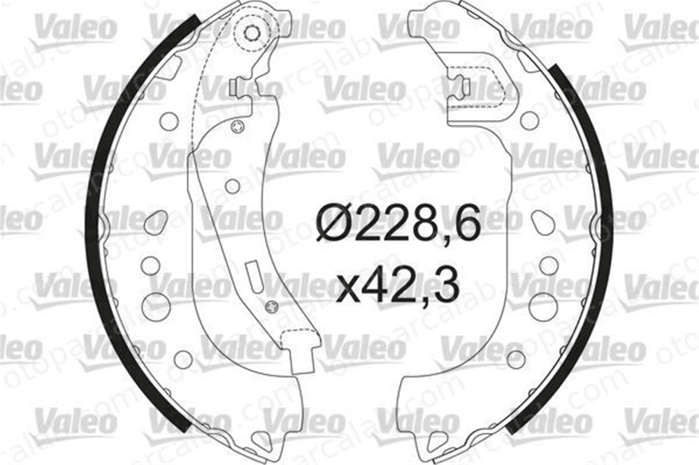 VALEO 564208 Fren Pabuçlu Balata Arka RENAULT TWINGO III SMART FORFOUR Hatchback 440609081R 4534230200