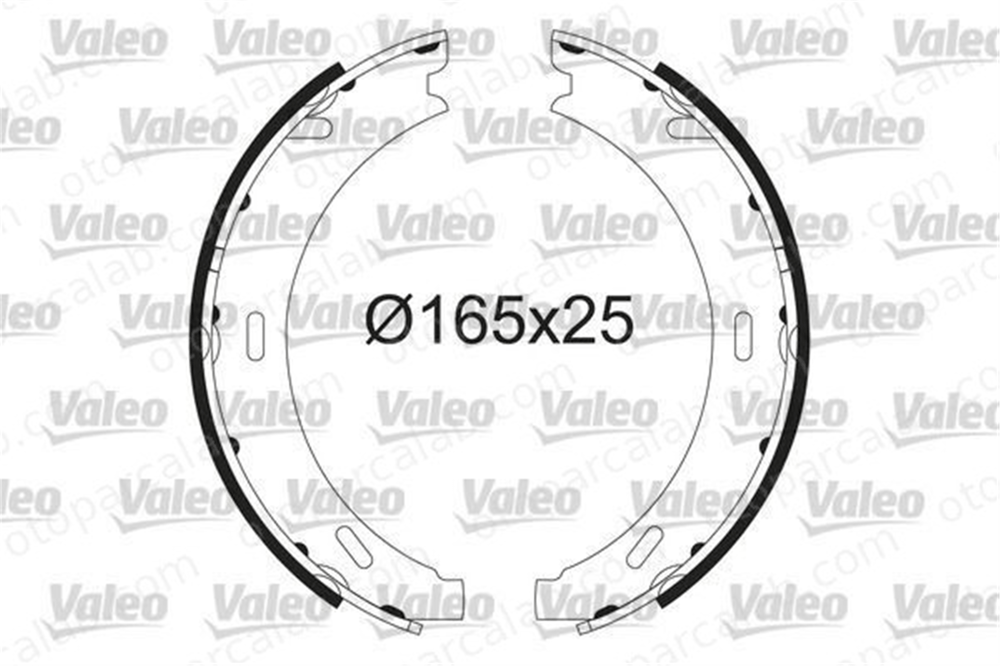 VALEO 564218 Fren Pabuçlu Balata Arka MERCEDES-BENZ E-SERISI T-Model S-SERISI 1404200920MF 1404200420