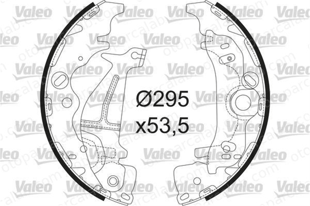 VALEO 564237 Fren Pabuçlu Balata Arka HYUNDAI H-1 Travel H-1 Cargo 83054HA00 583054HA00