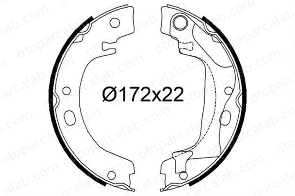 VALEO 564239 Fren Pabuçlu Balata Arka TOYOTA COROLLA COROLLA Sedan 449502070 04495-02070