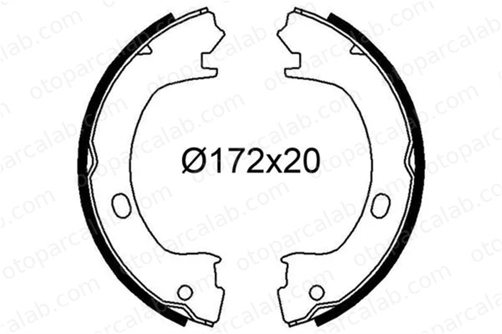 VALEO 564271 Fren Pabuçlu Balata Arka CHRYSLER PT CRUISER PLYMOUTH SUNDANCE Coupe 5073647AB 4509375