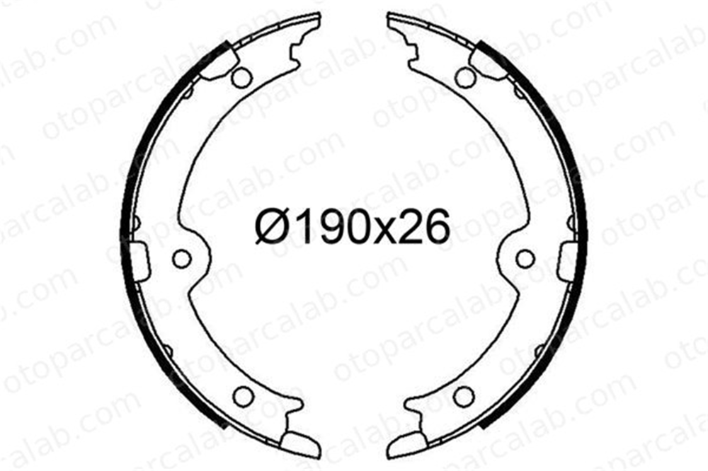 VALEO 564275 Fren Pabuçlu Balata Arka LEXUS GS IS II 4653050020 4653030011
