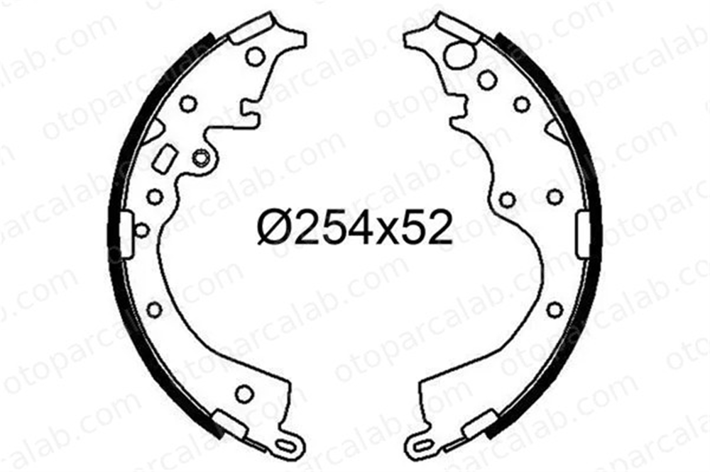 VALEO 564308 Fren Pabuçlu Balata Arka TOYOTA HIACE IV Minibüs/Otobüs HIACE IV Panelvan/Van S8770 449504010