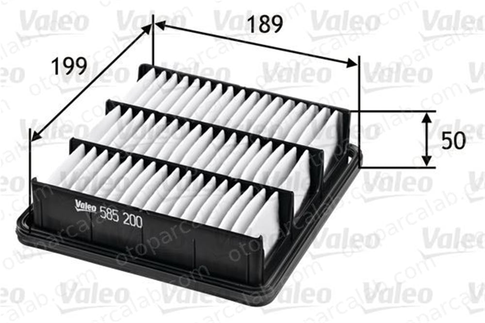 VALEO 585200 Hava Filtresi HYUNDAI i30 KIA CEE'D SW 281132H000 S281132H000