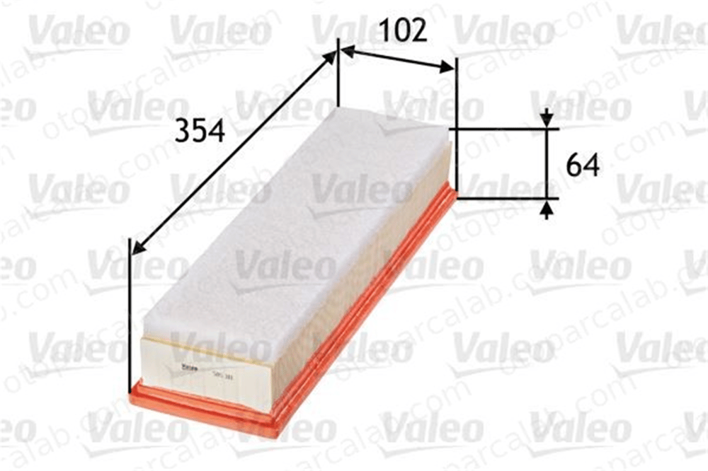 VALEO 585311 Hava Filtresi PEUGEOT 206+ 206 Hatchback 1444TL 1444FC