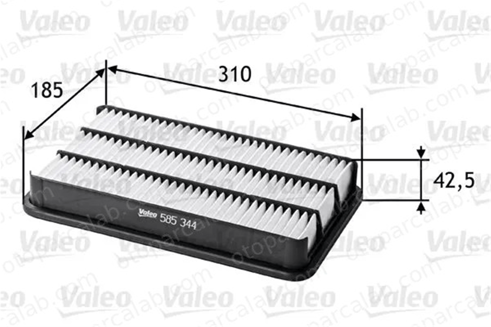 VALEO 585344 Hava Filtresi TOYOTA CAMRY CAMRY Station wagon 1780103010 1780174060