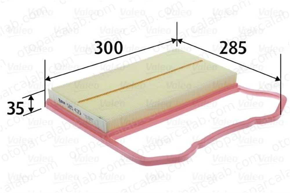 VALEO 585435 Hava Filtresi VW UP! SEAT Mii 4C129620C 04C129620C