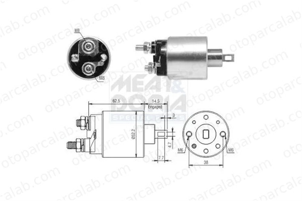VALEO 595574 Marş Otomatiği ALFA ROMEO MITO FIAT PANDA 51832952 51890631
