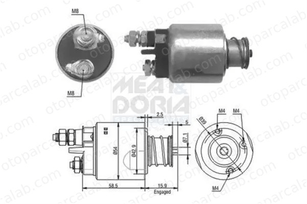 VALEO 595840 Marş Otomatiği LANCIA YPSILON FIAT PANDA 519400520E 46823548