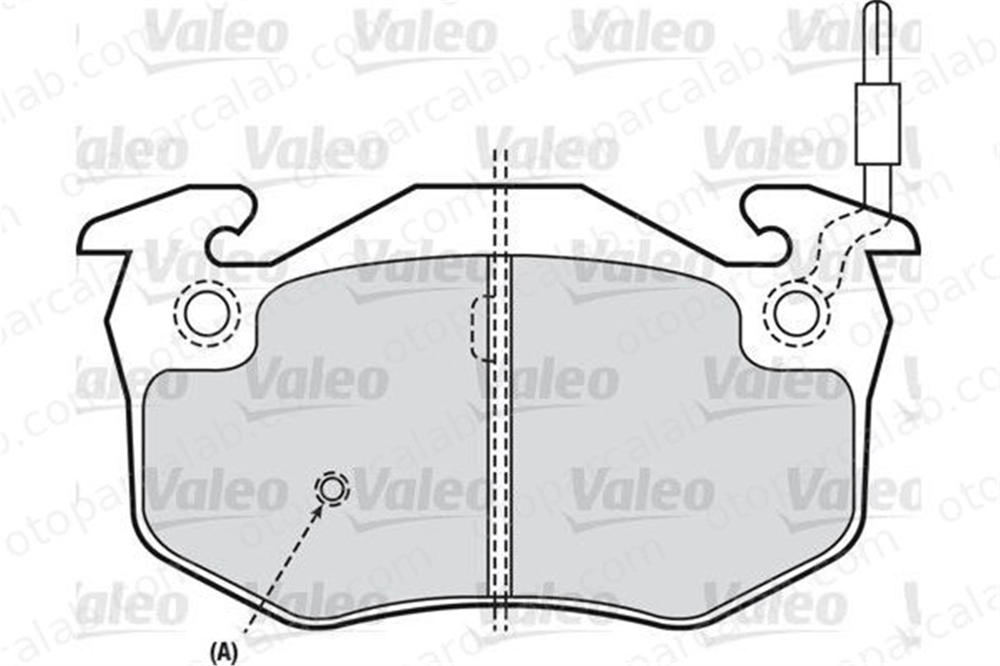 VALEO 598346 Fren Disk Balata Ön RENAULT CLIO I MEGANE I 598346 172201