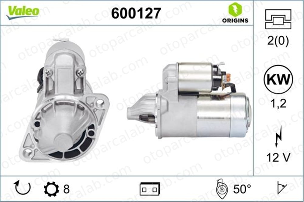 VALEO 600127 Marş Dinamosu MITSUBISHI SPACE WAGON L 300 III Minibüs/Otobüs MD172860 3610032630