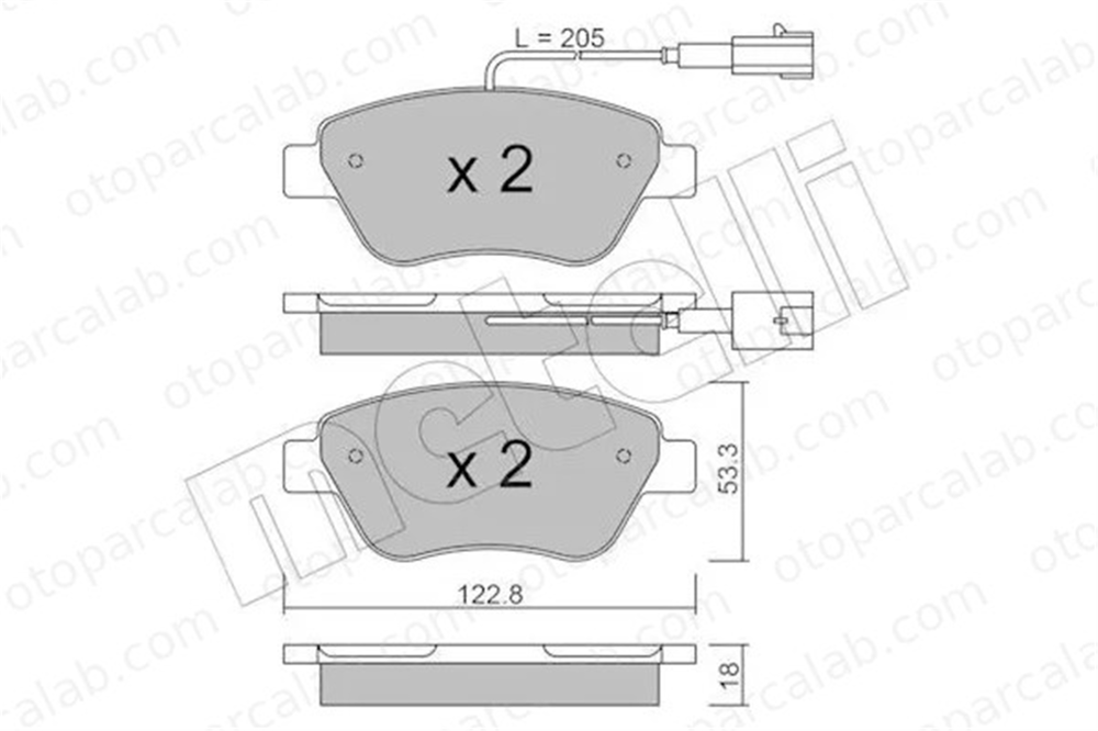VALEO 601062 Fren Disk Balata Ön FIAT PUNTO EVO ALFA ROMEO MITO 77365543 9949273