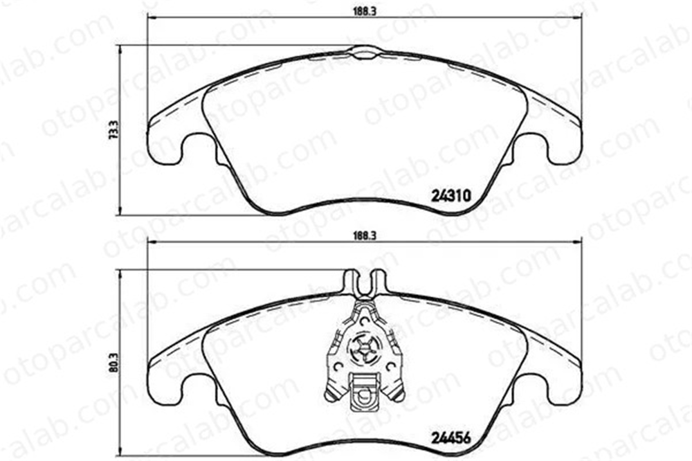VALEO 670388 Fren Disk Balata Ön MERCEDES-BENZ E-SERISI E-SERISI T-Model A0054201020 A0074207520