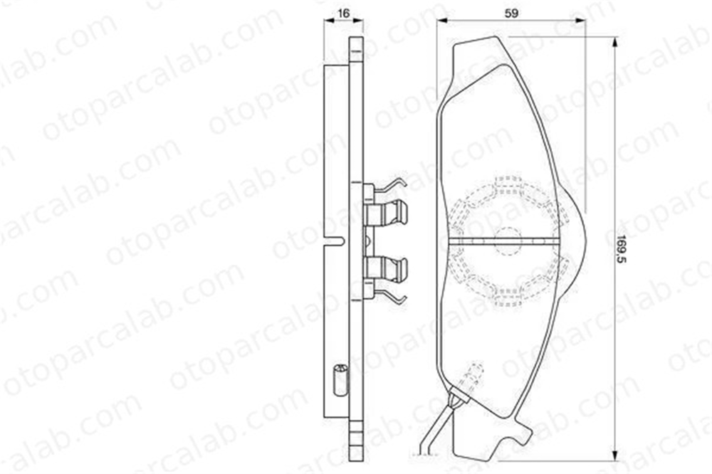 VALEO 670528 Fren Disk Balata Ön SSANGYONG KORANDO MUSSO 4813005100