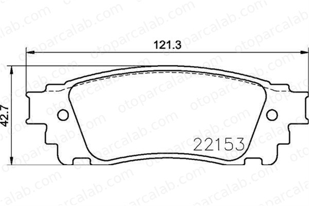 VALEO 670533 Fren Disk Balata Arka LEXUS NX 44667801 446678010