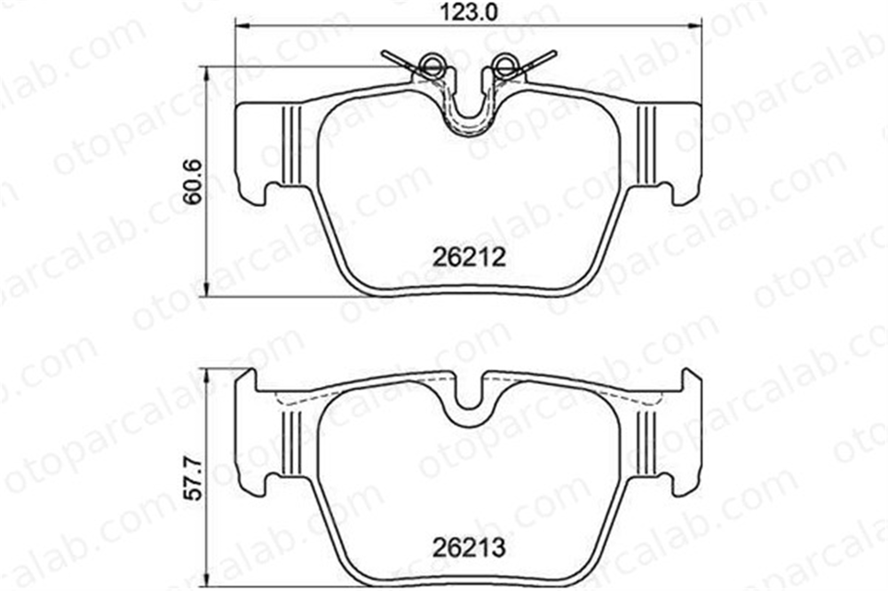 VALEO 670578 Fren Disk Balata Arka BMW 1 2 Gran Coupe 3420688560 34206885600