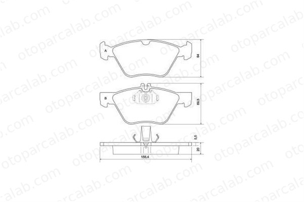 VALEO 670636 Fren Disk Balata Ön MERCEDES-BENZ E-SERISI T-Model E-SERISI A0044200320 5114555AA