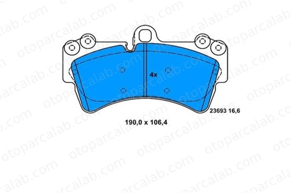 VALEO 670656 Fren Disk Balata Ön AUDI Q7 PORSCHE CAYENNE 7L0698151J 4L0698151C
