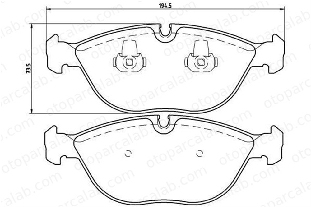 VALEO 670712 Fren Disk Balata Ön VW PASSAT B5.5 Variant PASSAT B5.5 A0034202120 A0034209120