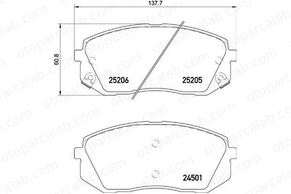 VALEO 670790 Fren Disk Balata Ön HYUNDAI TUCSON KIA SPORTAGE IV 58101D7A70