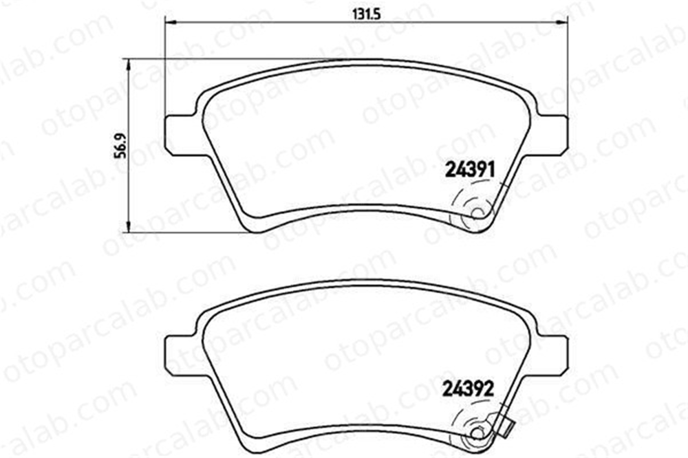 VALEO 670804 Fren Disk Balata Ön SUZUKI SX4 FIAT SEDICI 71742853 71750033
