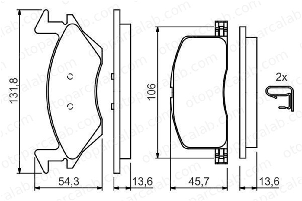 VALEO 670815 Fren Disk Balata Ön TOYOTA STARLET 446510020 04465-10020