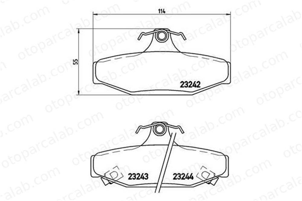 VALEO 670854 Fren Disk Balata Ön SSANGYONG KORANDO MUSSO 4841305000 14091368