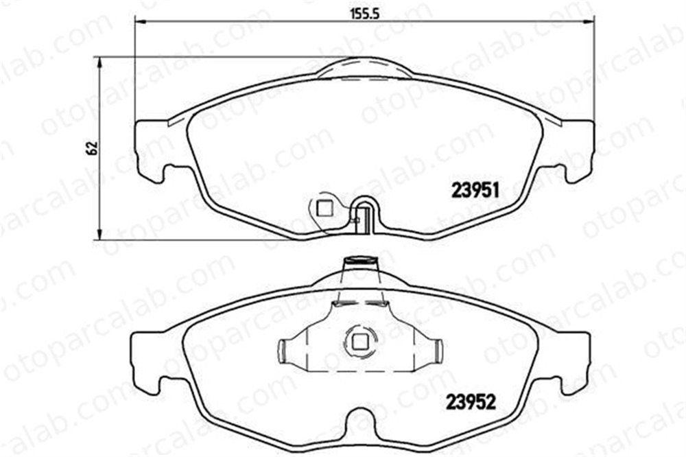 VALEO 670905 Fren Disk Balata Ön CHRYSLER SEBRING Cabrio SEBRING 5018942AA 5018945AA