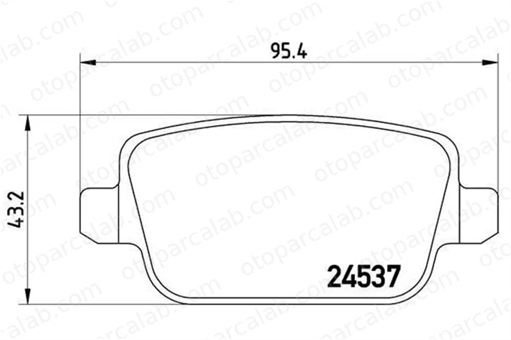 VALEO 670935 Fren Disk Balata Arka VOLVO V70 III S80 II 1917249 1439867