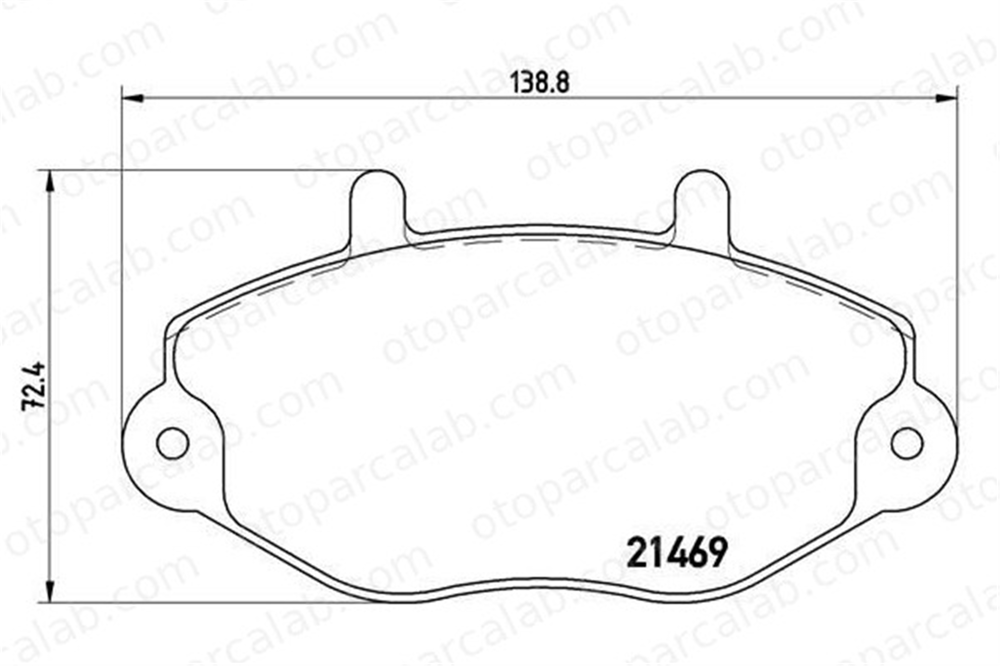 VALEO 671037 Fren Disk Balata Ön FORD TRANSIT Minibüs/Otobüs TRANSIT Panelvan/Van 1074972 1134159