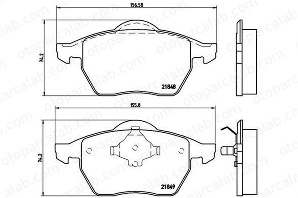 VALEO 671067 Fren Disk Balata Ön FORD GALAXY I GALAXY MK I VAN 1027703 1001095