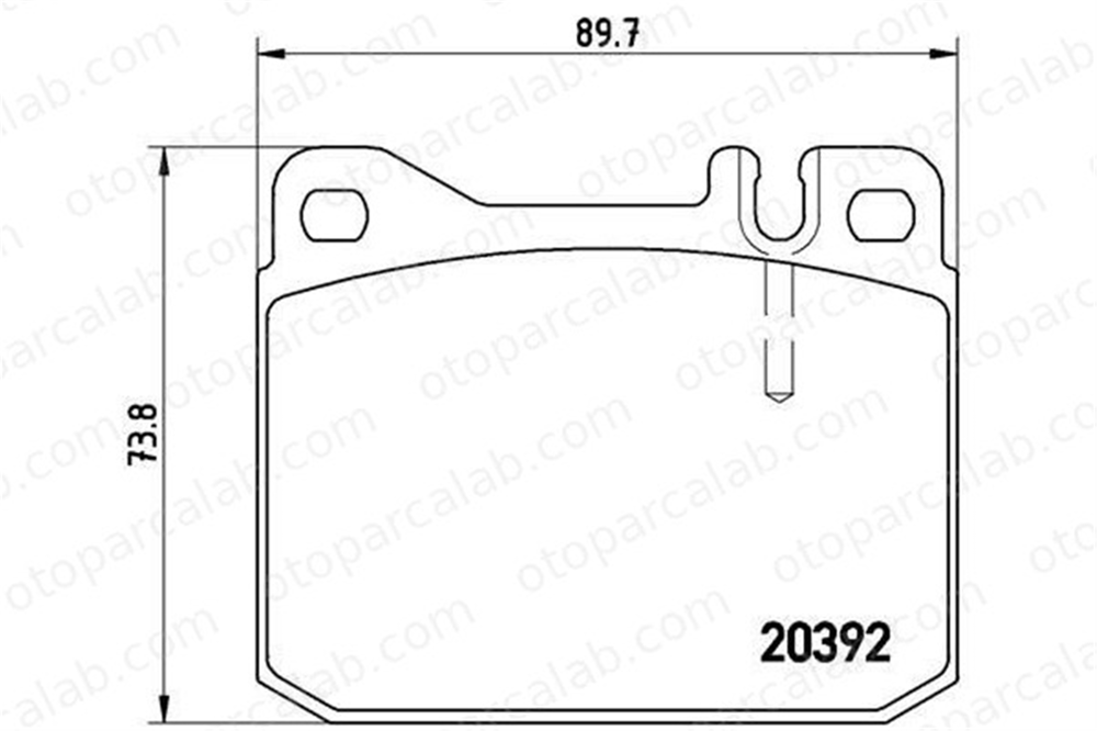 VALEO 671109 Fren Disk Balata Ön MERCEDES-BENZ 123 Sedan S-SERISI 14207820 4206320