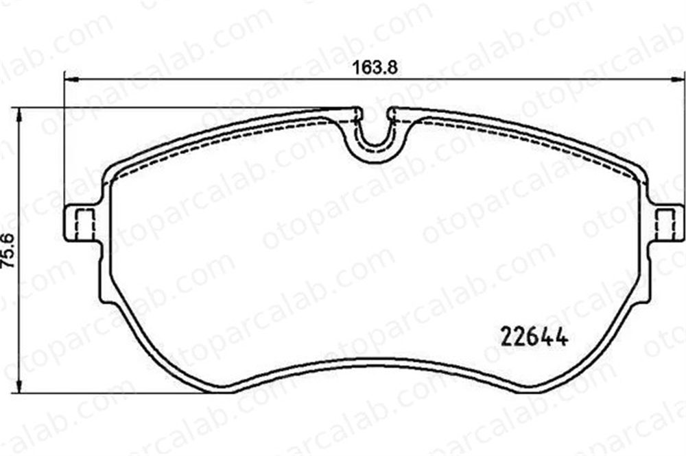 VALEO 671137 Fren Disk Balata Ön VW AMAROK AMAROK Platform şasi 2H0698151A 2H6698151
