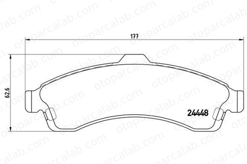 VALEO 671194 Fren Disk Balata Ön CHEVROLET TRAILBLAZER ISUZU ASCENDER 88964424 12497782