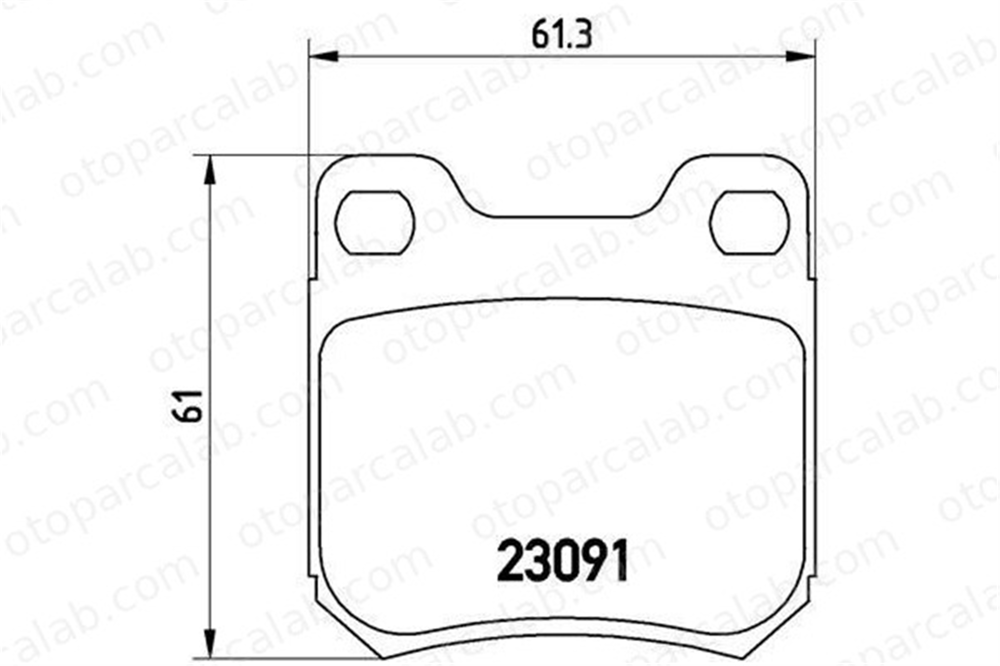 VALEO 671200 Fren Disk Balata Arka OPEL OMEGA A Station wagon OMEGA A 1605026 90487271