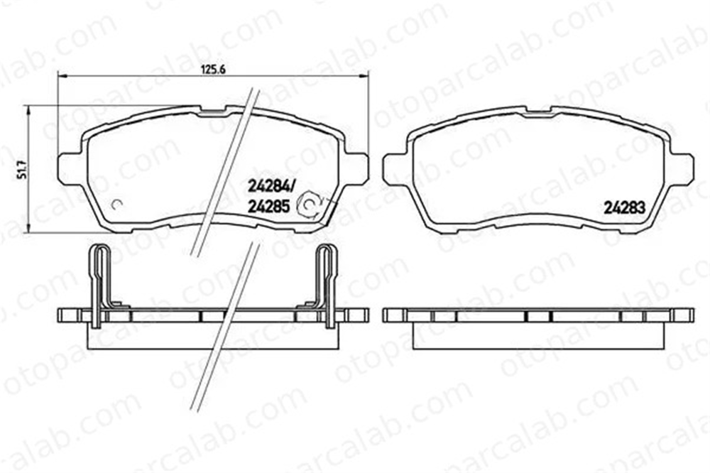 VALEO 671209 Fren Disk Balata Ön SUZUKI SWIFT V SWIFT IV 5581052R50 4465B1191