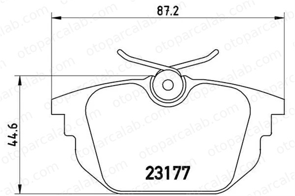 VALEO 671219 Fren Disk Balata Arka ALFA ROMEO 145 146 9941605 9950713