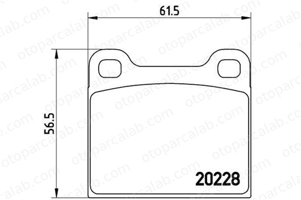 VALEO 671272 Fren Disk Balata Ön VW SCIROCCO AUDI 80 B1 Sedan 811698151 823698151A