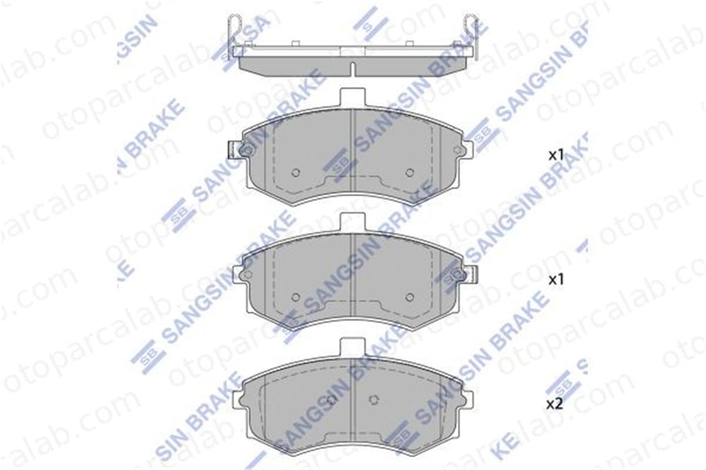 VALEO 671363 Fren Disk Balata Ön SSANGYONG KORANDO HYUNDAI ELANTRA III Sedan S3500L2116750023