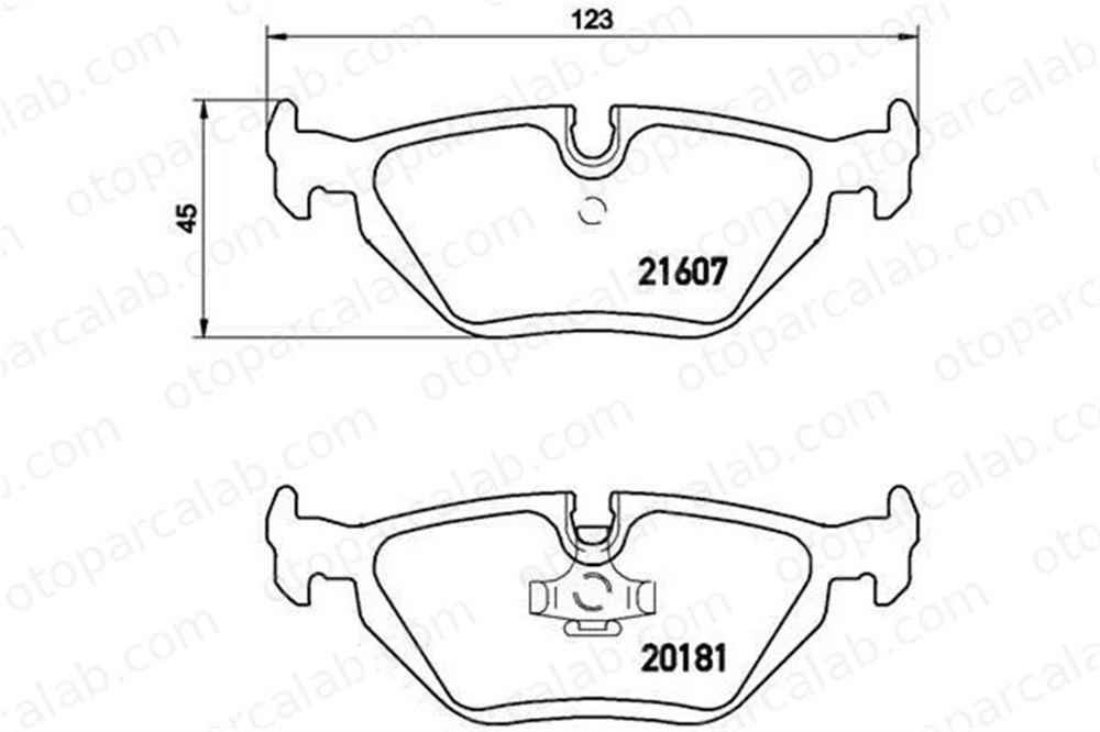 VALEO 671386 Fren Disk Balata Arka BMW 3 3 Coupe 34216761238 1158642