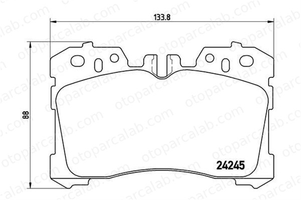 VALEO 671545 Fren Disk Balata Ön LEXUS LS 446550290 44650W110