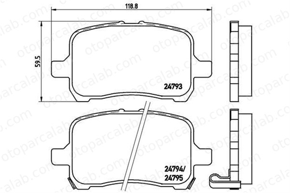VALEO 671552 Fren Disk Balata Ön OPEL GT Cabrio 22705327 4808814