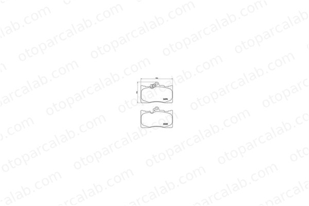 VALEO 671555 Fren Disk Balata Ön LEXUS GS RC 446522340 04465-22340