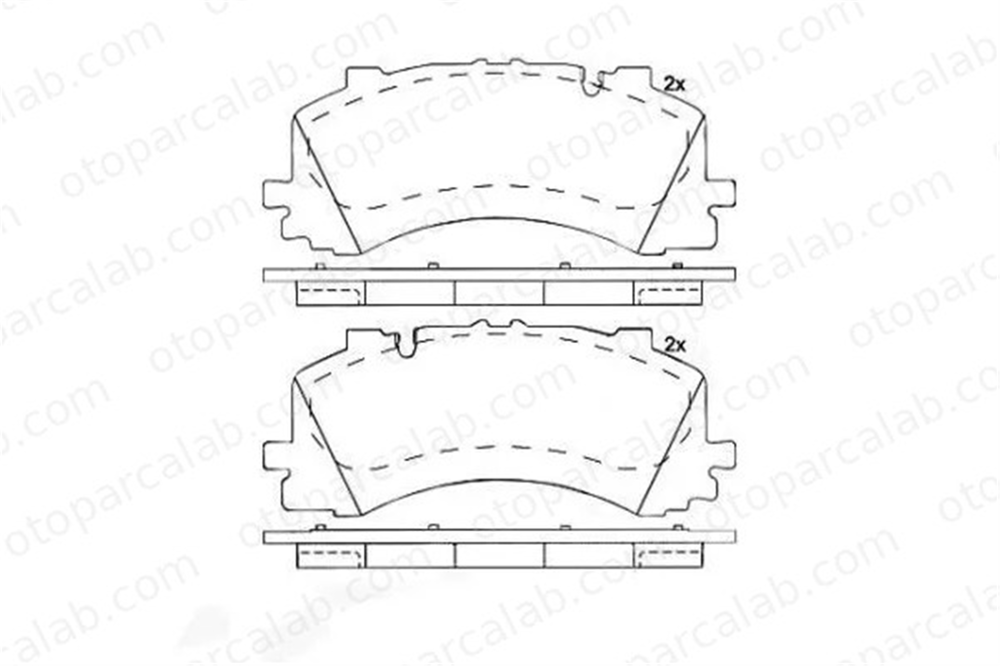 VALEO 671583 Fren Disk Balata Ön AUDI Q7 A8 D5 4M0698151K 4M0698151AH