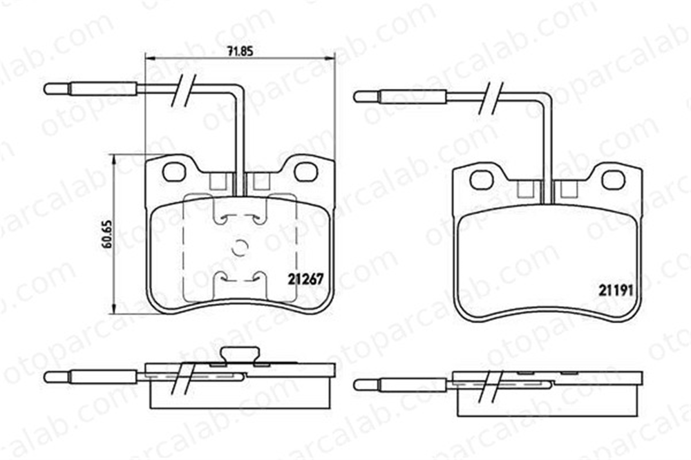 VALEO 671613 Fren Disk Balata Ön CITROËN AX PEUGEOT 106 I 425090 425321