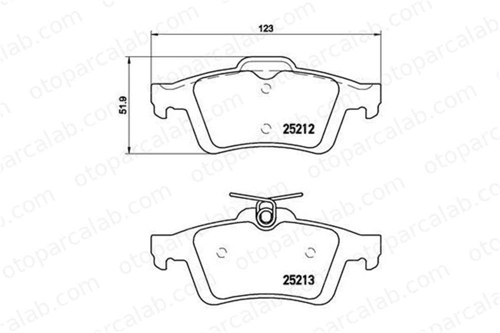 VALEO 671670 Fren Disk Balata Arka FORD FOCUS III FOCUS III Sedan 1765765 5134101