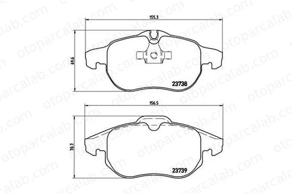VALEO 671678 Fren Disk Balata Ön SAAB 9-3 Station wagon 9-3 1605139 93188111
