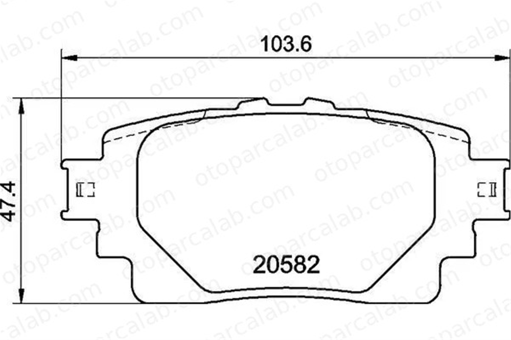 VALEO 671740 Fren Disk Balata Arka TOYOTA RAV 4 V HIGHLANDER 446642090 4466F4020