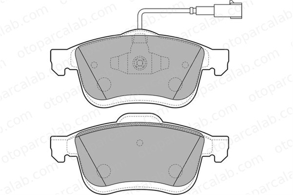 VALEO 671763 Fren Disk Balata Ön FIAT DOBLO Cargo DOBLO Minibüs/Otobüs 77365396 77365796
